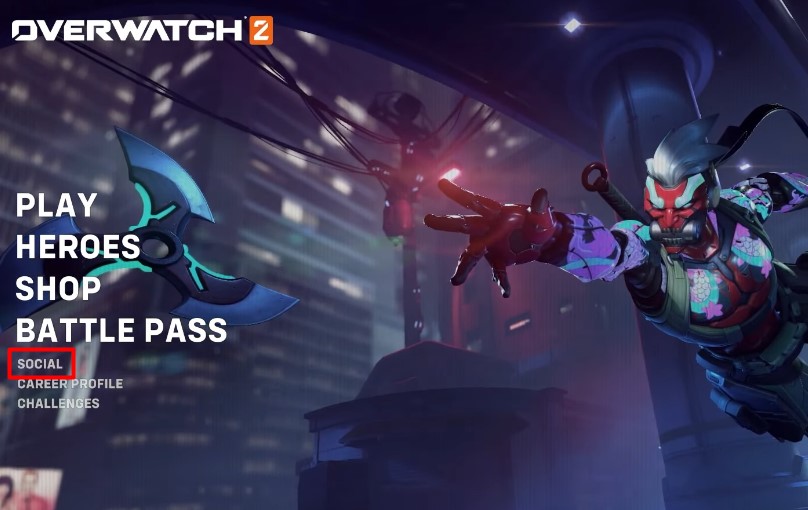 A screenshot of the Overwatch 2 main screen