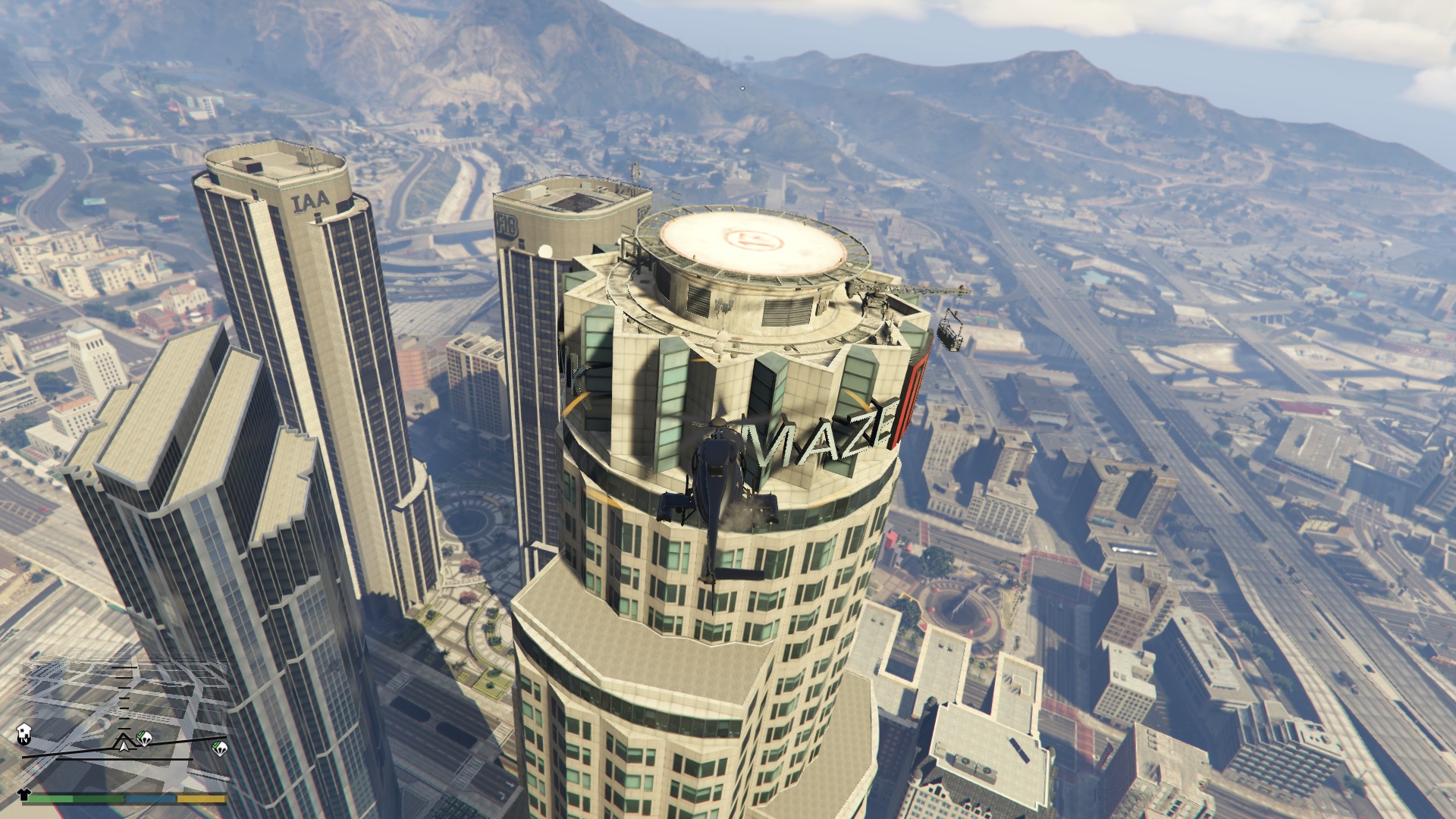 maze bank gta 5 how to get on top