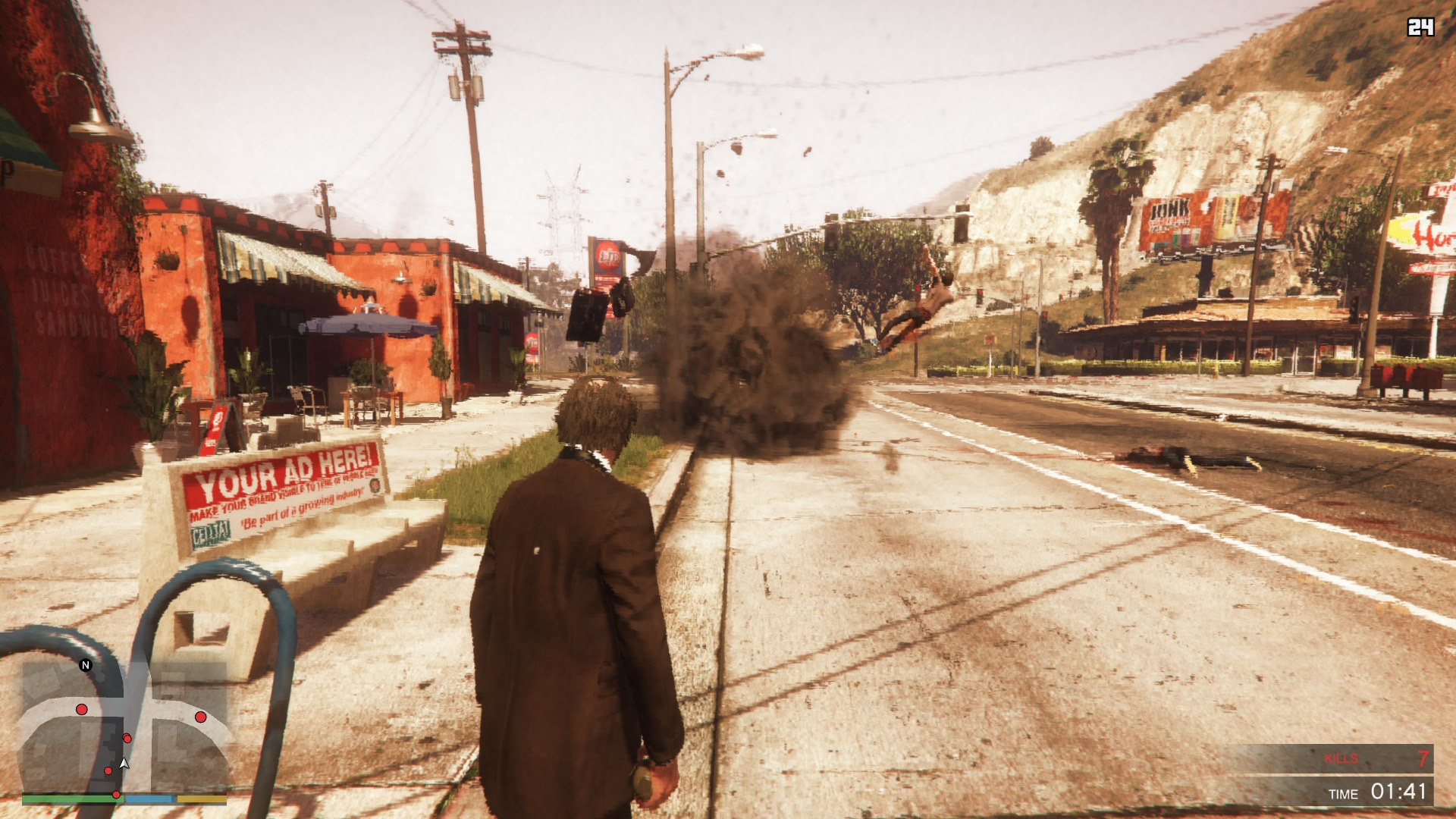 A screenshot of Trevor in GTA 5