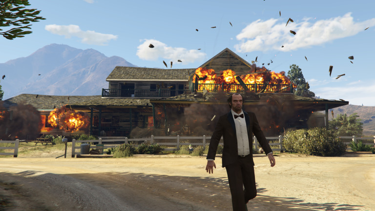 A screenshot of Trevor in GTA 5