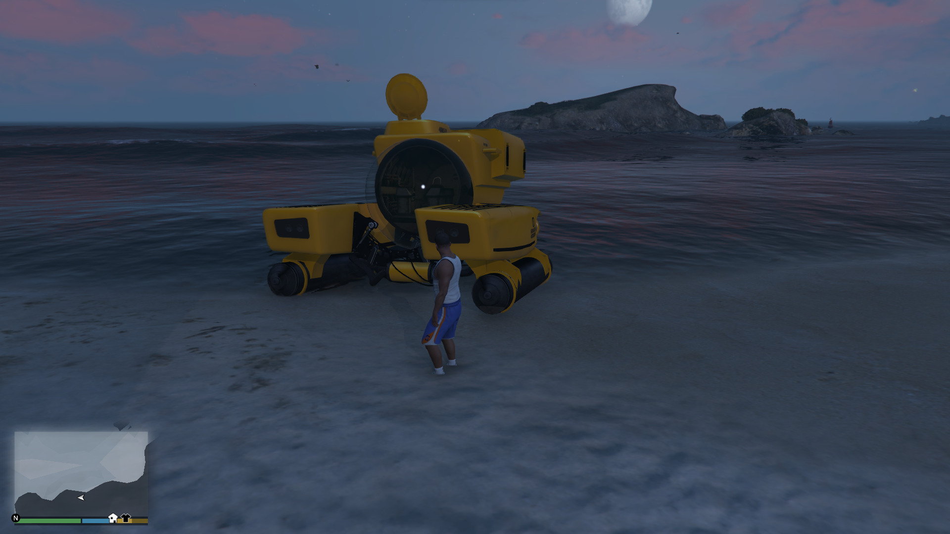 A screenshot of the Kraken Kraken in GTA 5