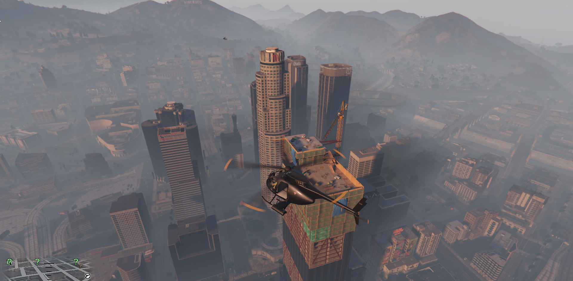 Getting on top of Maze Bank will require a helicopter.