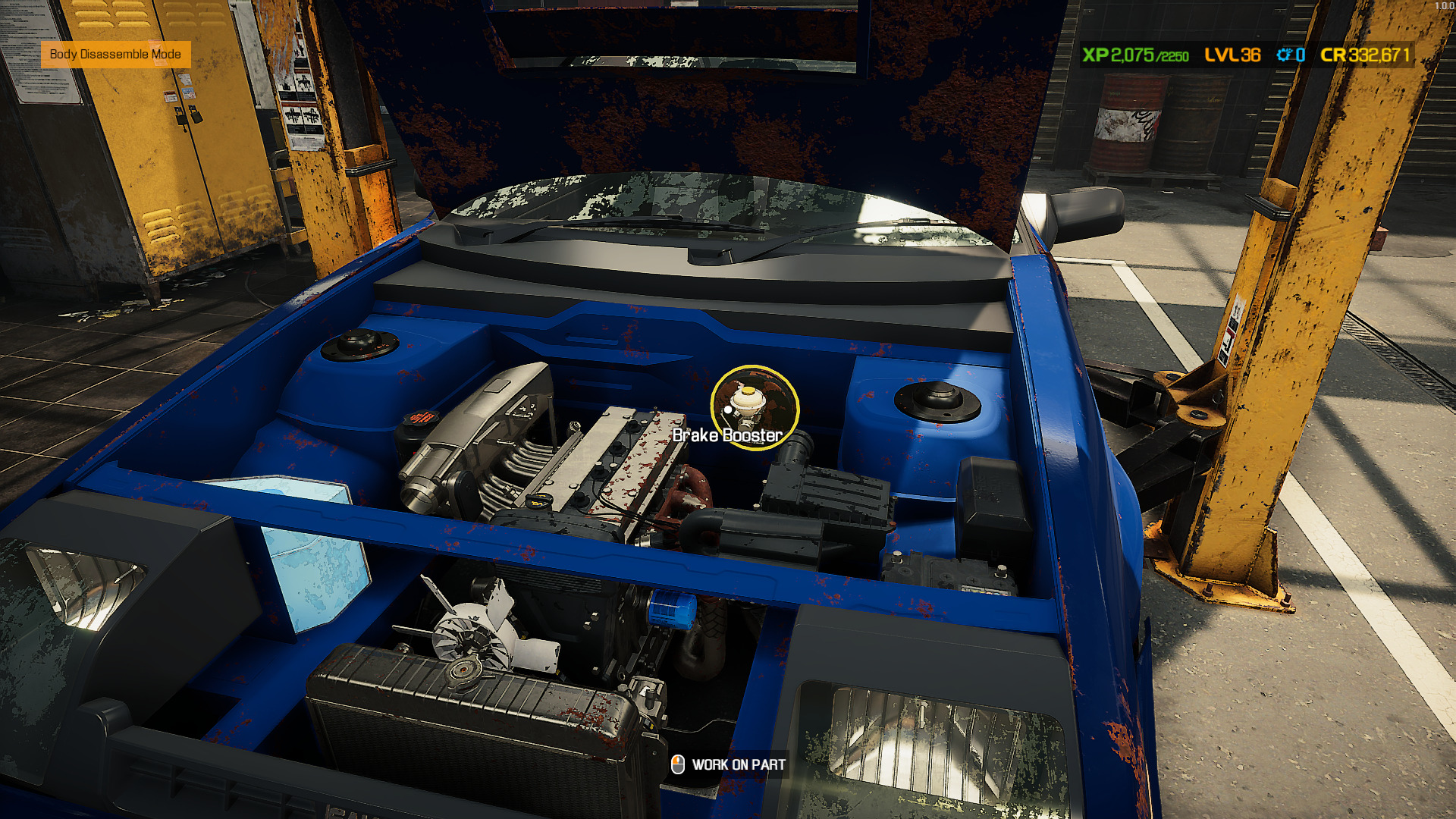A screenshot showing the Brake Booster in Car Mechanic Simulator