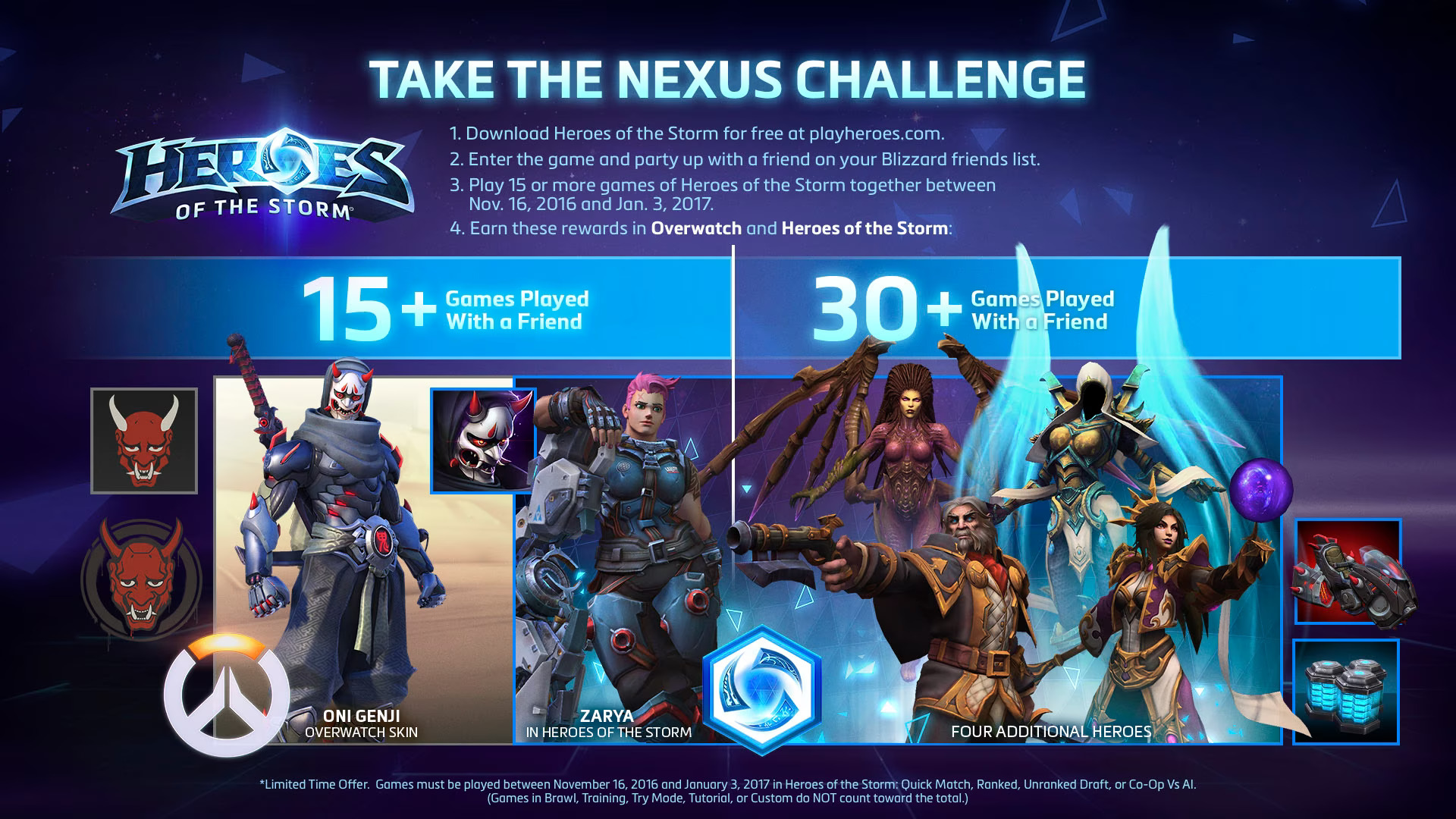 A screenshot of the Nexus Challenge in Overwatch 2