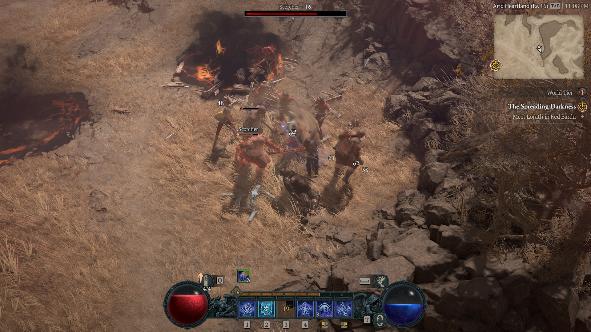 A screenshot of gameplay from Diablo IV