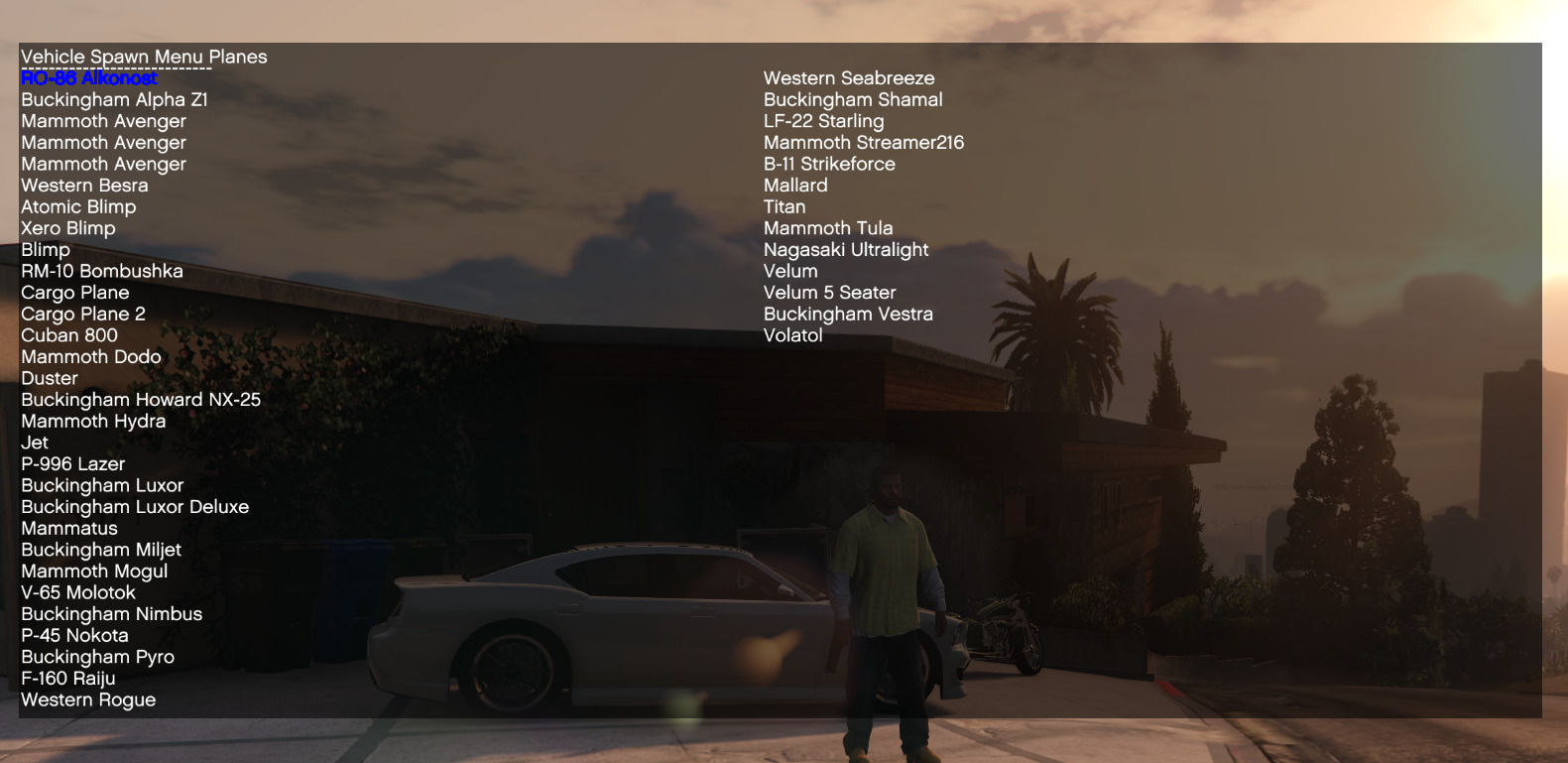 Simple Trainer for GTA V offers a ton of options including Vehicle Spawning. 