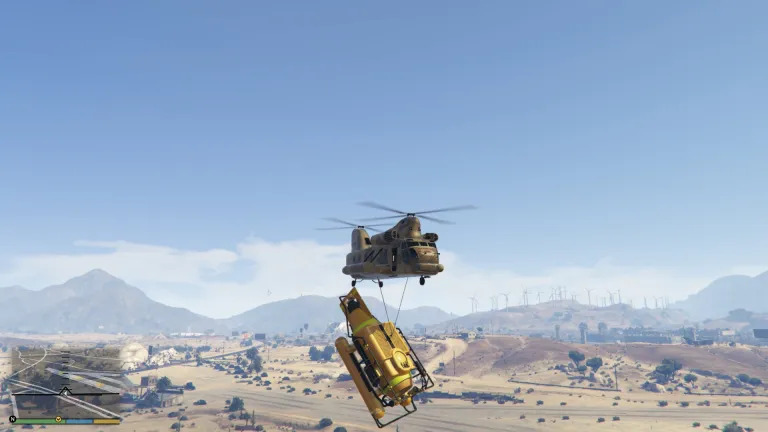 You can use the Cargobob to transport land and water vehicles in GTA 5. 