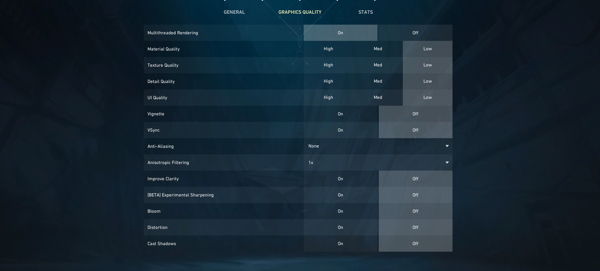 Turn down graphics settings and get more FPS to play Valorant better