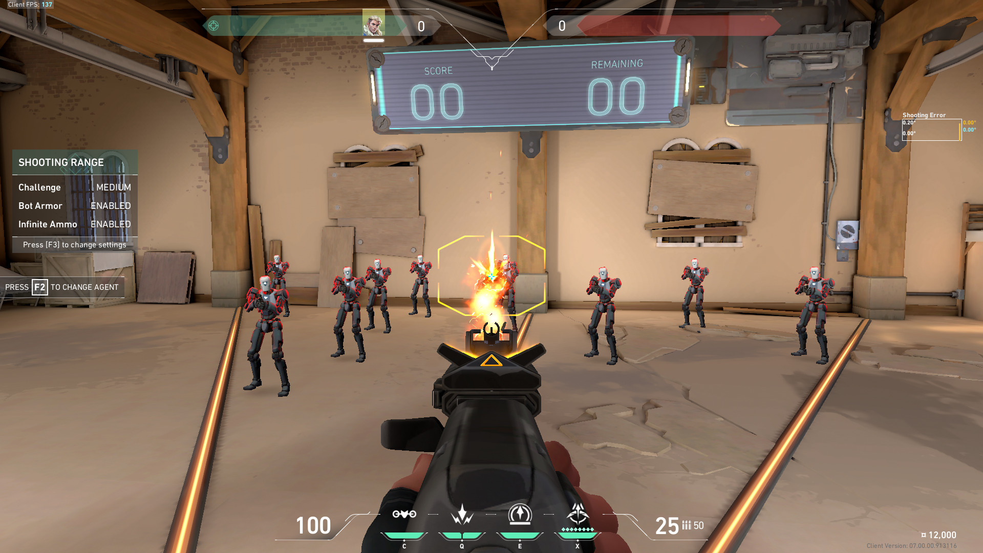 A gameplay still in Valorant