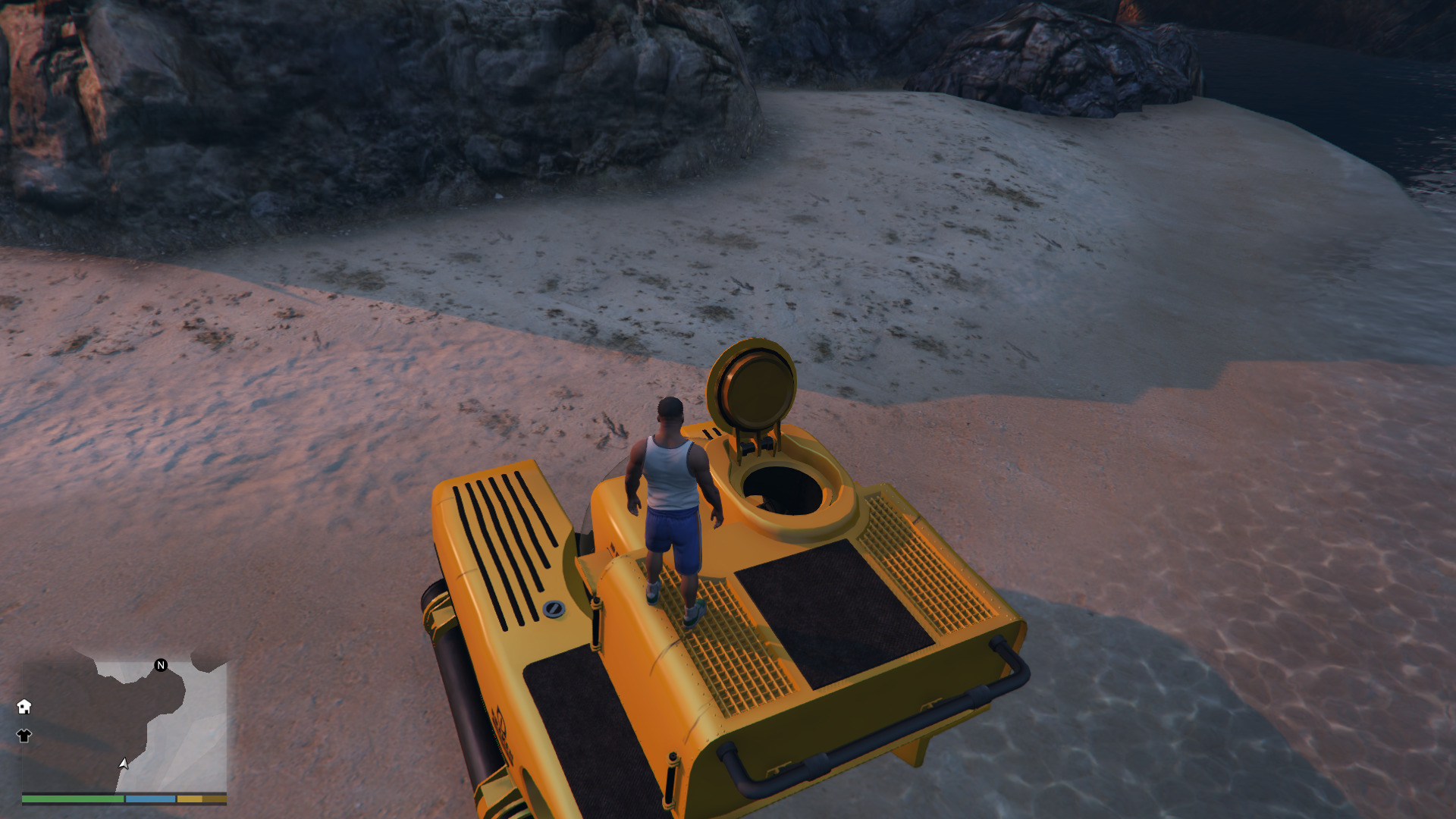 A screenshot of the Kraken Kraken in GTA 5