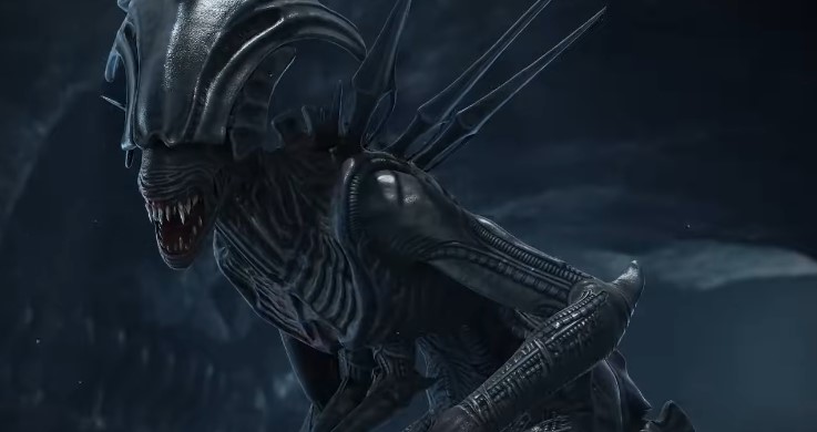 A screenshot of a Xenomorph from Aliens