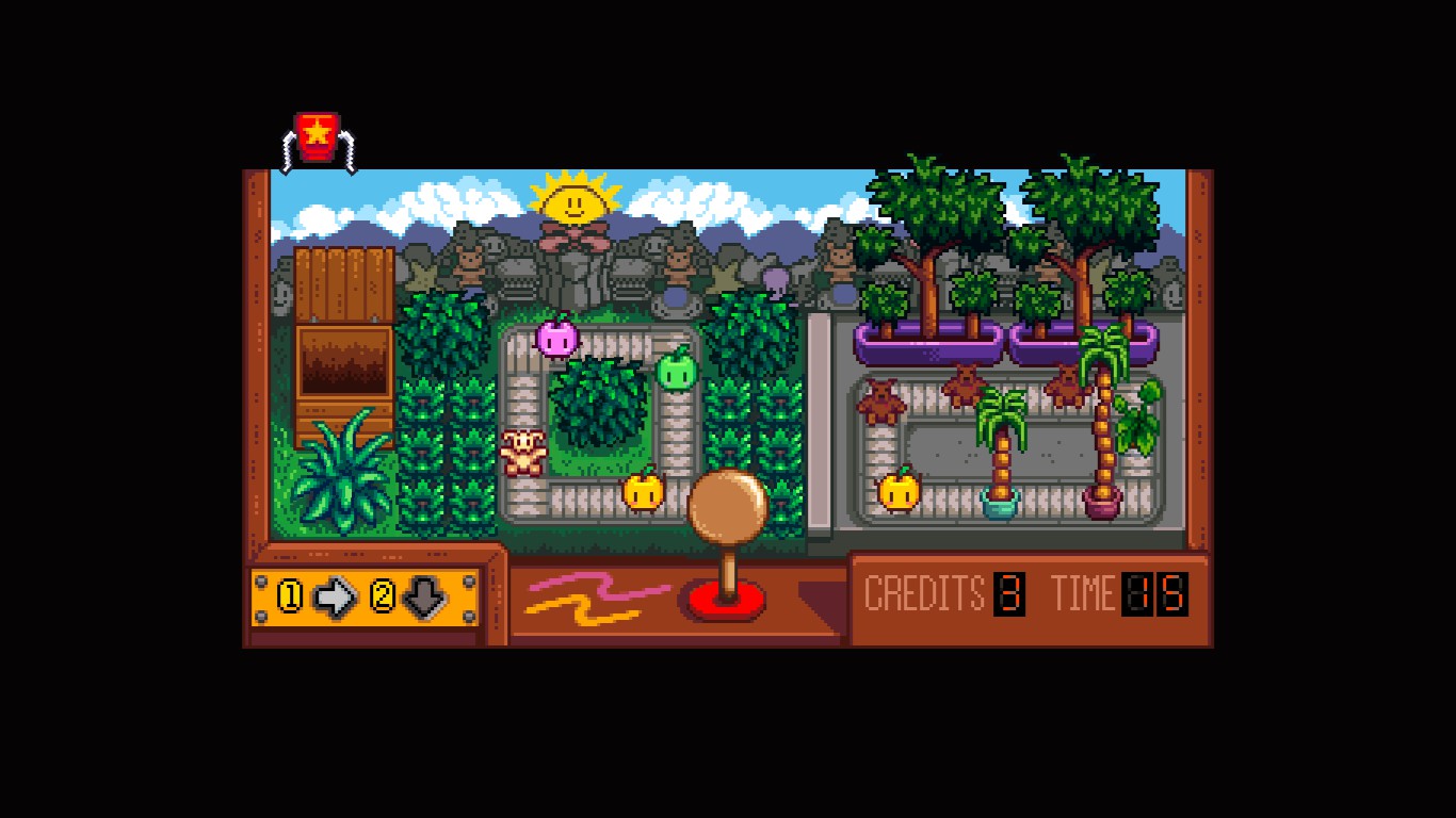 A screenshot of the crane game.