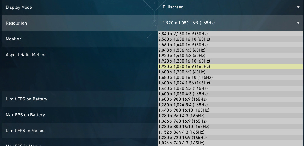 Get better FPS in Valorant by trying out other aspect ratios with lower resolution