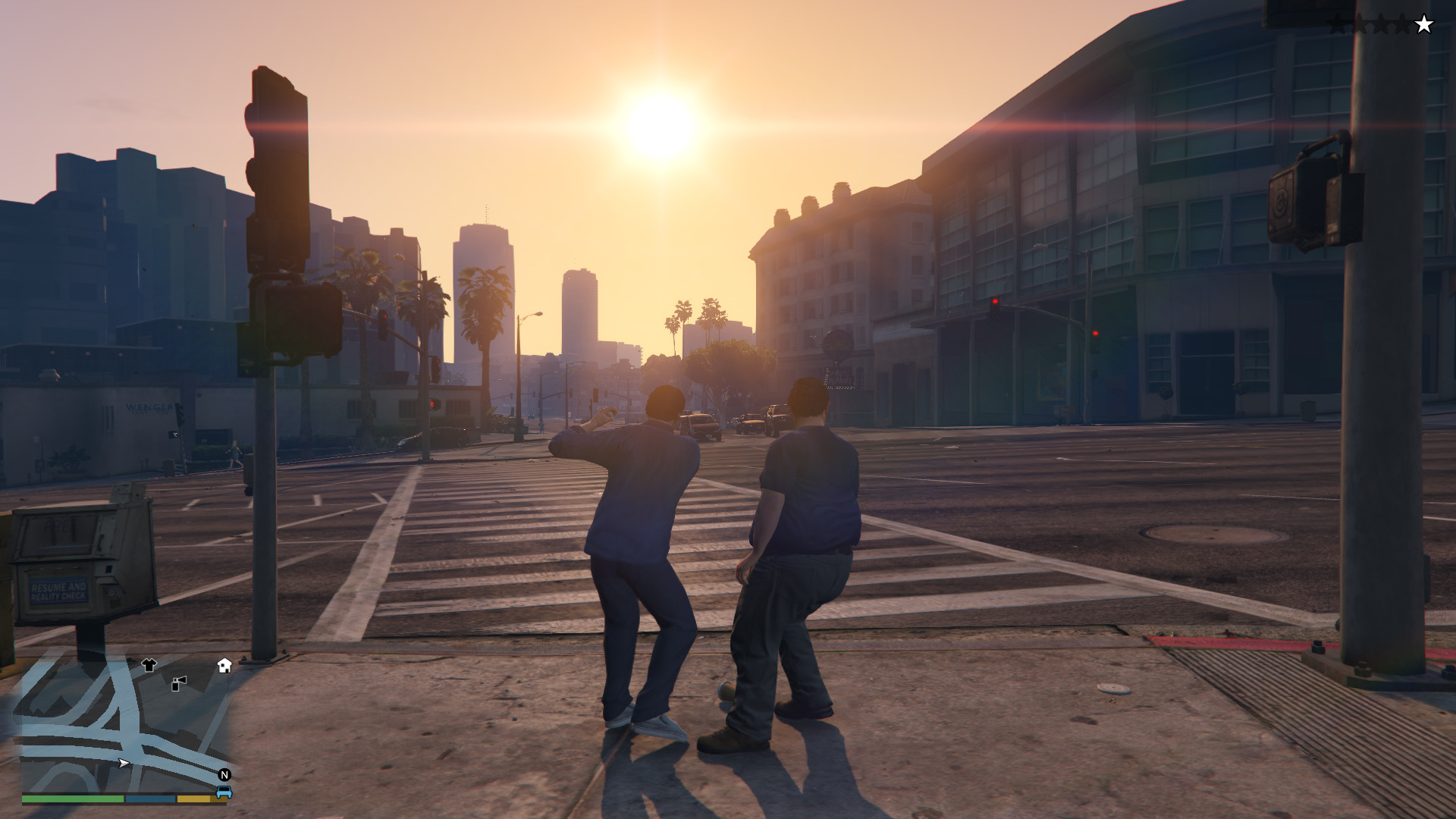 Punch random NPCs to increase Strength in GTA V