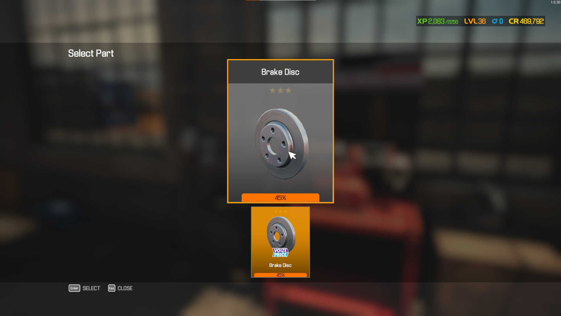 You can fix broken brake discs as long as they are at least 15% condition in Car Mechanic Simulator. 