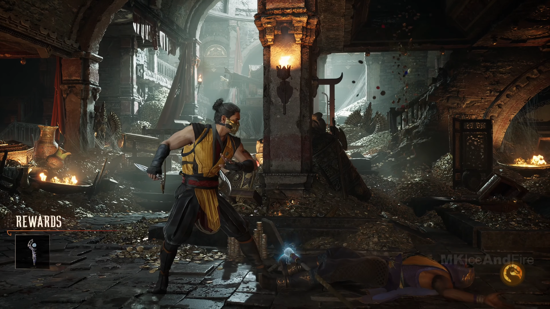 A screenshot of Mortal Kombat 1 gameplay. 