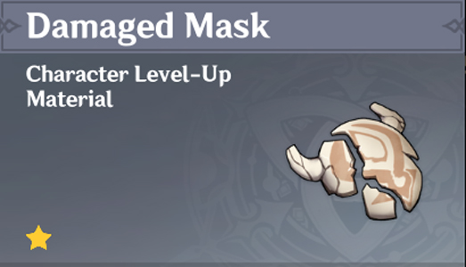 loot mask damaged