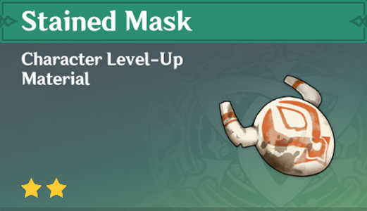 loot mask stained