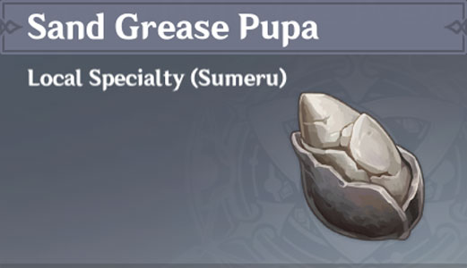 specialty sand grease pupa