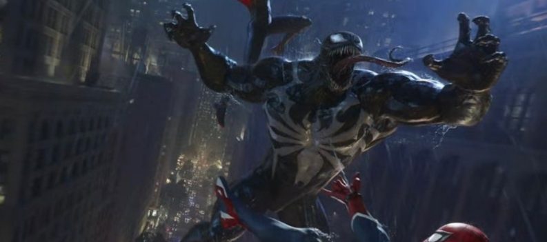 Venom takes on Miles and Peter in promo image for Spider-Man 2