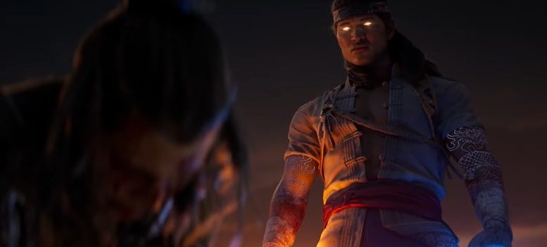 Liu Kang in the announcement cinematic for Mortal Kombat 1