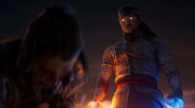 Liu Kang in the announcement cinematic for Mortal Kombat 1