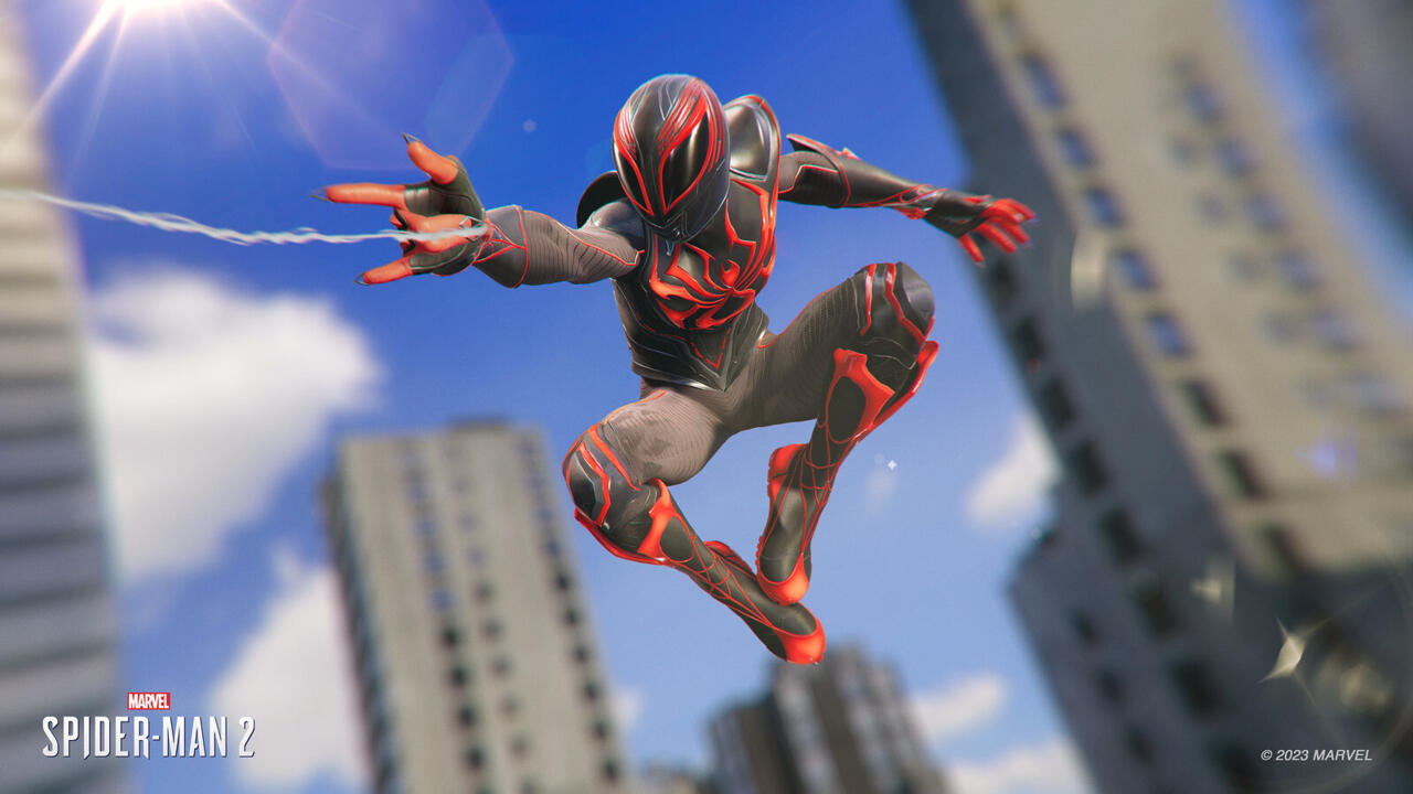 Miles' Tokusatsu Suit from Spider-Man 2