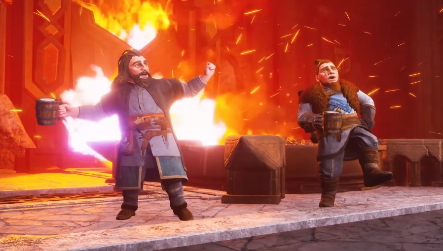 Gameplay still from Lord of the Rings: Return to Moria
