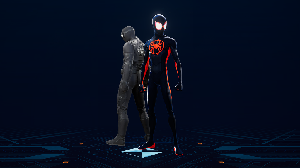 Miles'  Across the Spider-Verse Suit from Spider-Man 2