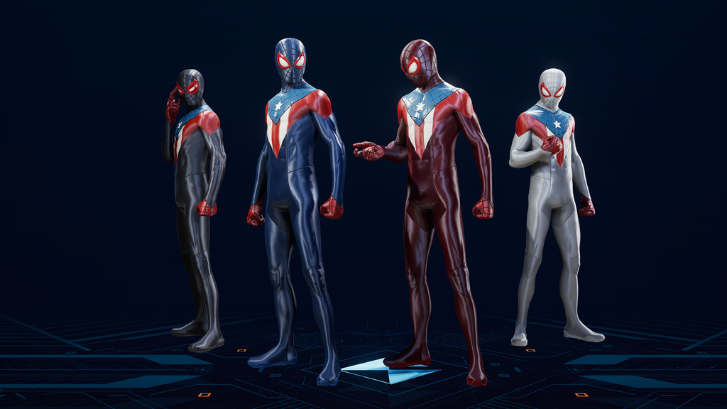 Miles' Boricua Suit  from Spider-Man 2