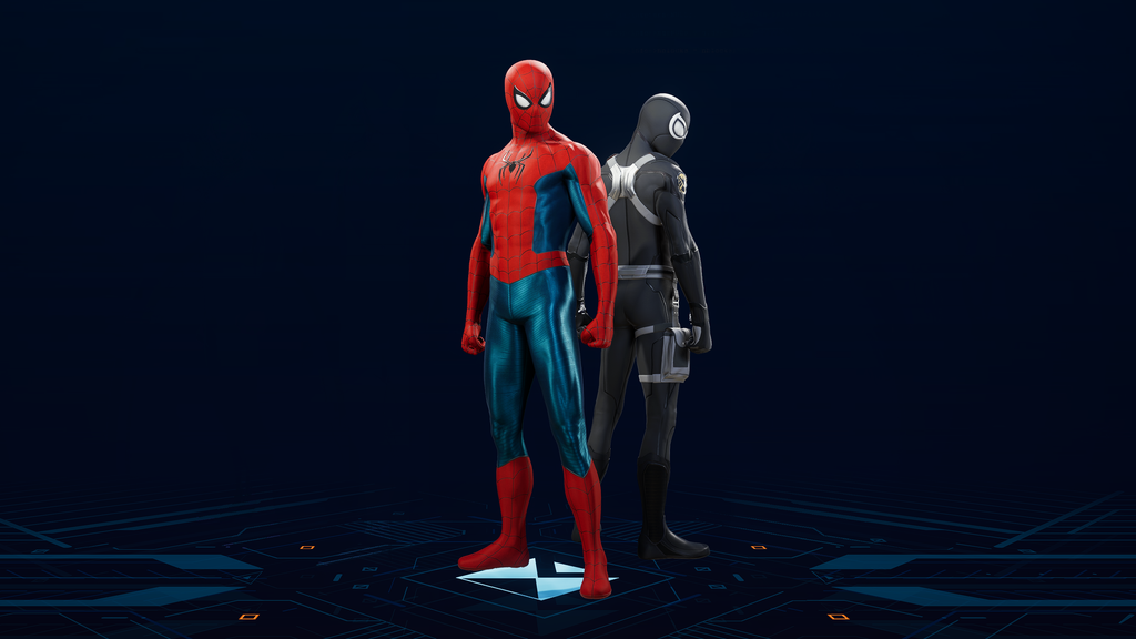 Peter's New Red and Blue Suit from Spider-Man 2
