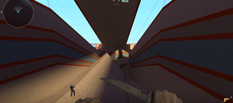A screenshot of the surf_utopia_v3 Surf Map in CS: GO 2.