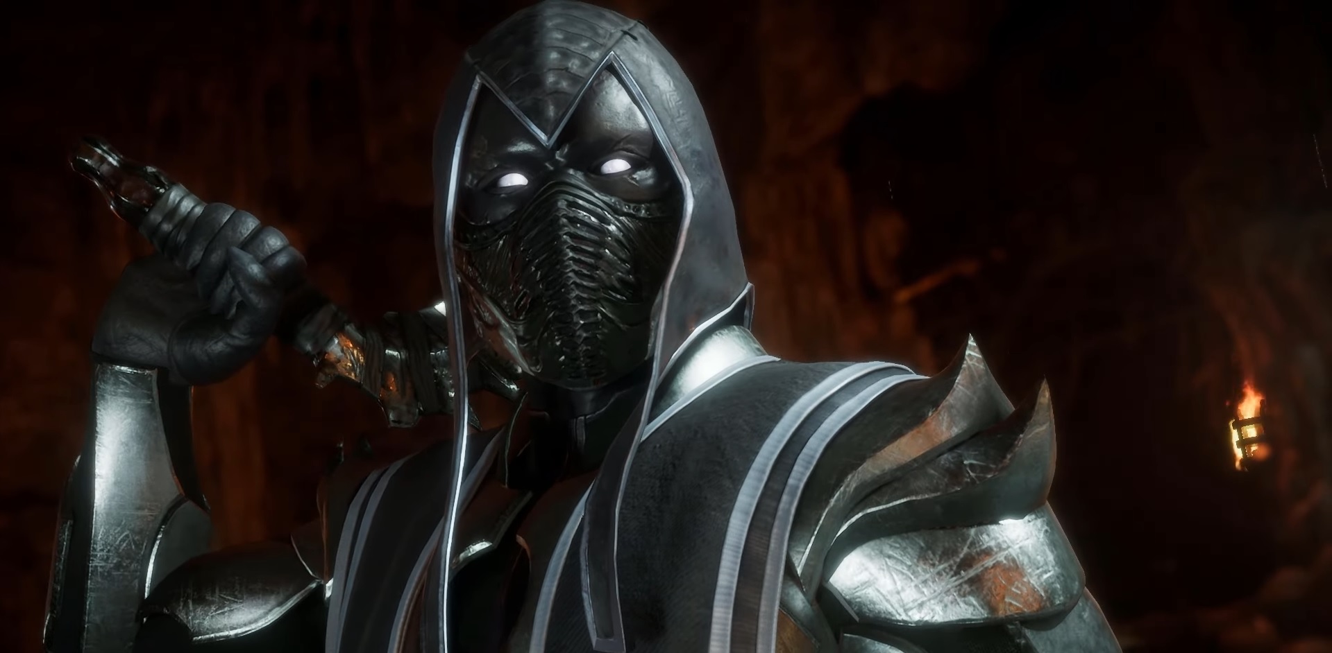 A screenshot of Noob Saibot in Mortal Kombat.