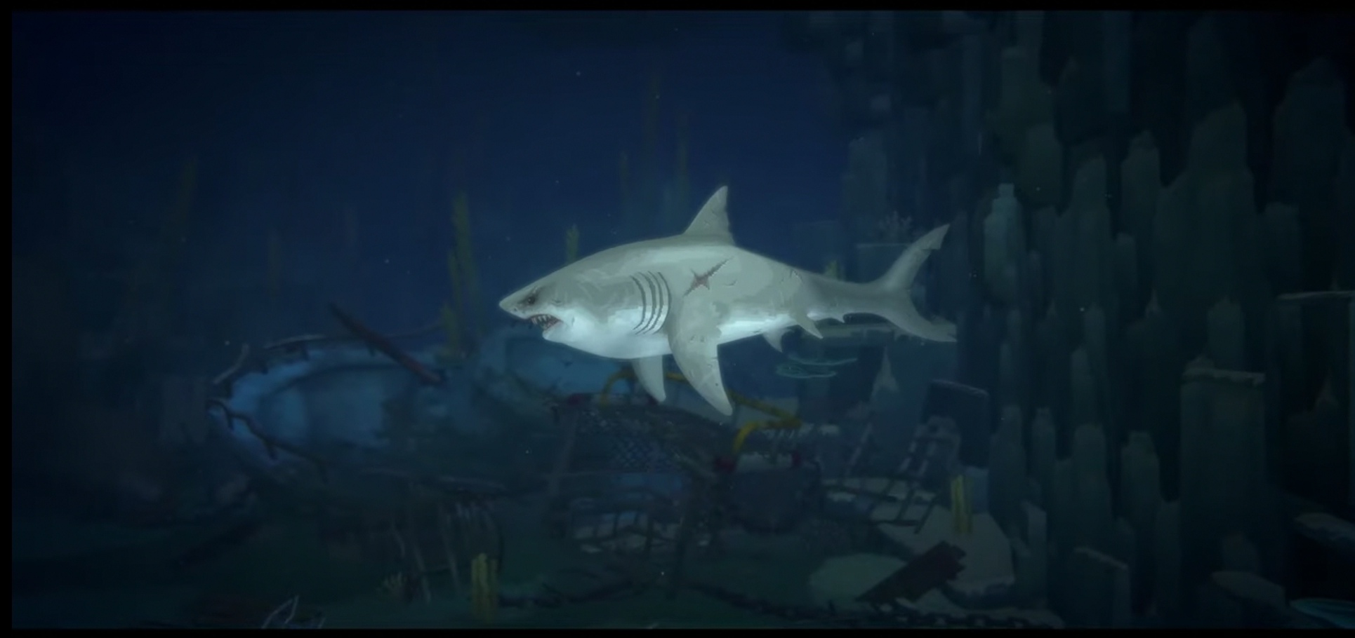 A screenshot of Klaus in Dave the Diver. 