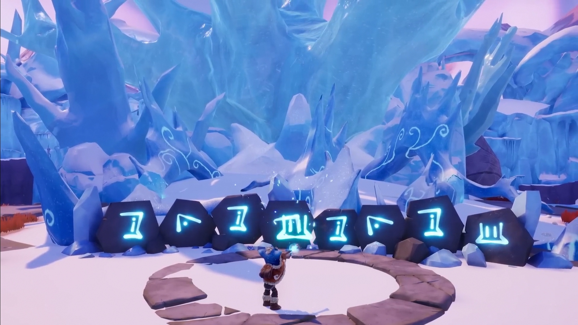 A screenshot of a puzzle in Song of Nunu.