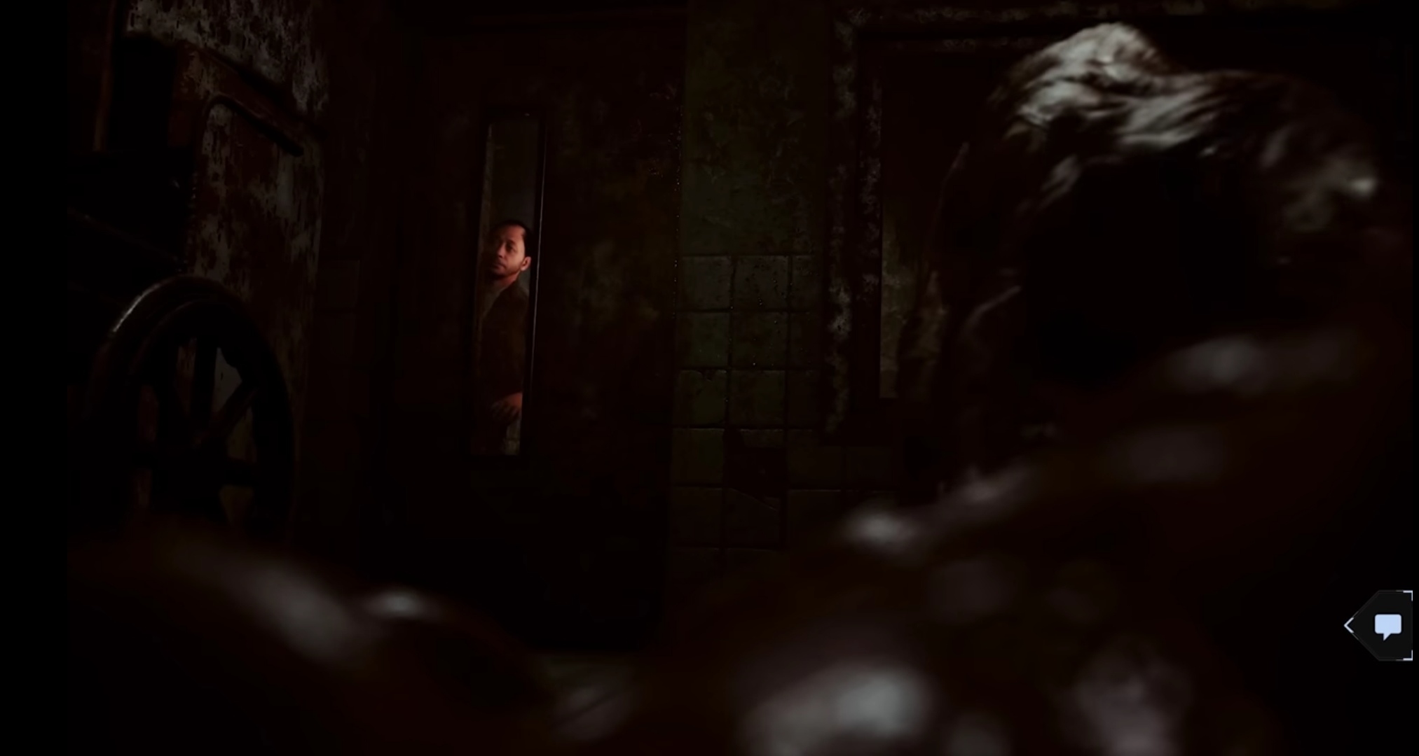 A screenshot of Karl in the otherworld of Silent Hill in Silent Hill: Ascension.