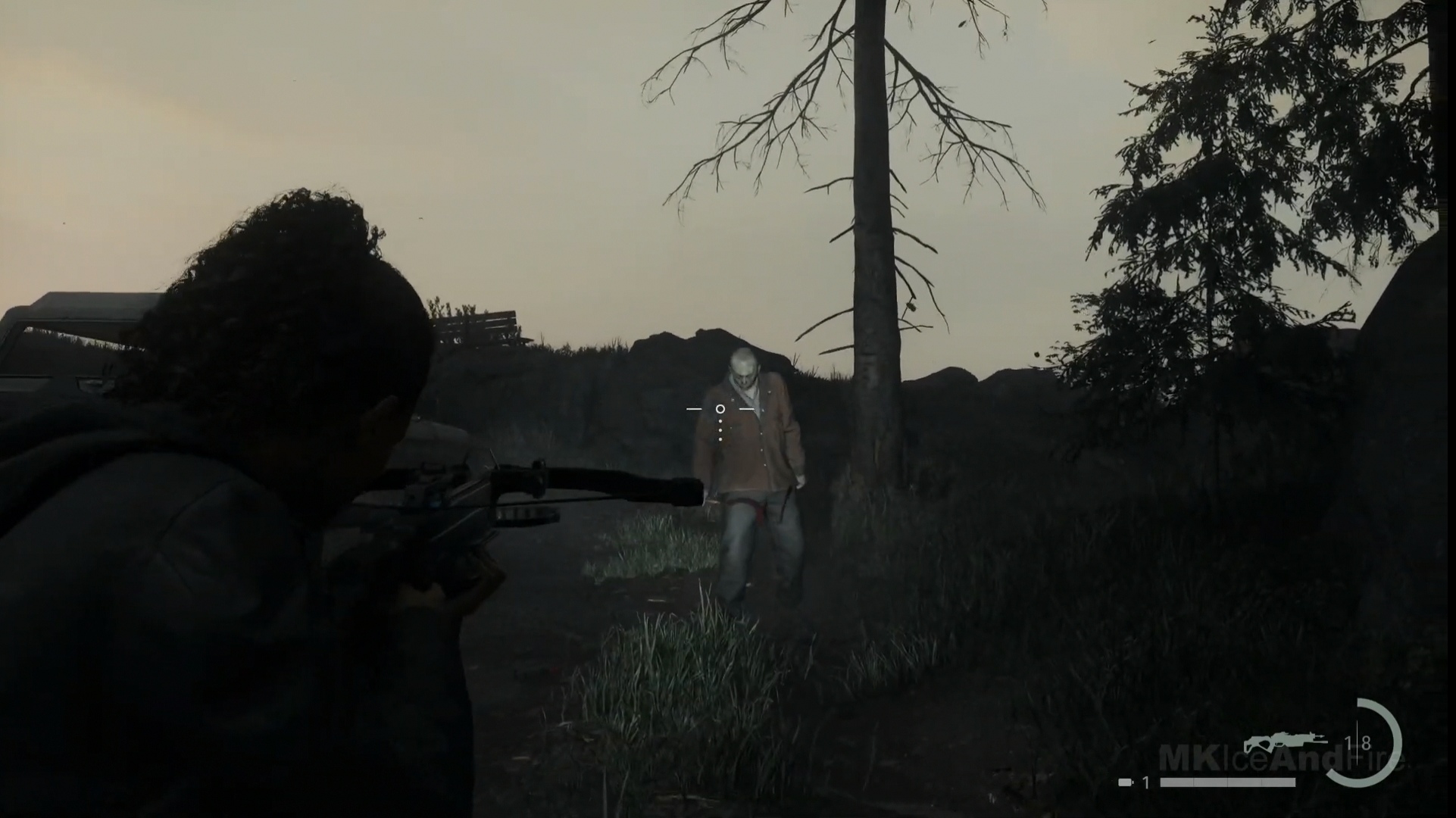 A screenshot of the gameplay in Alan Wake 2.