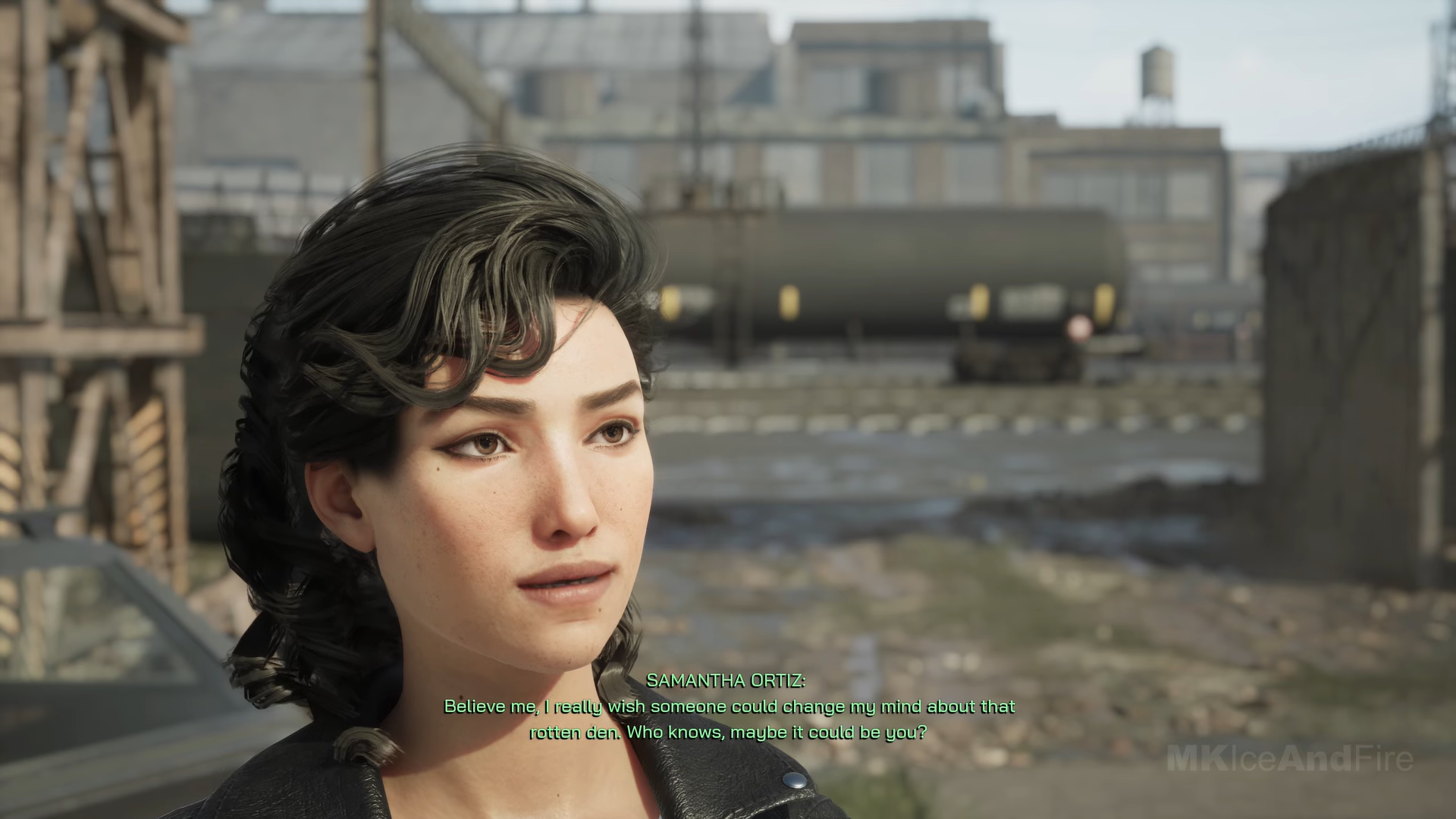 A screenshot of Samantha Ortiz in RoboCop: Rogue City. 