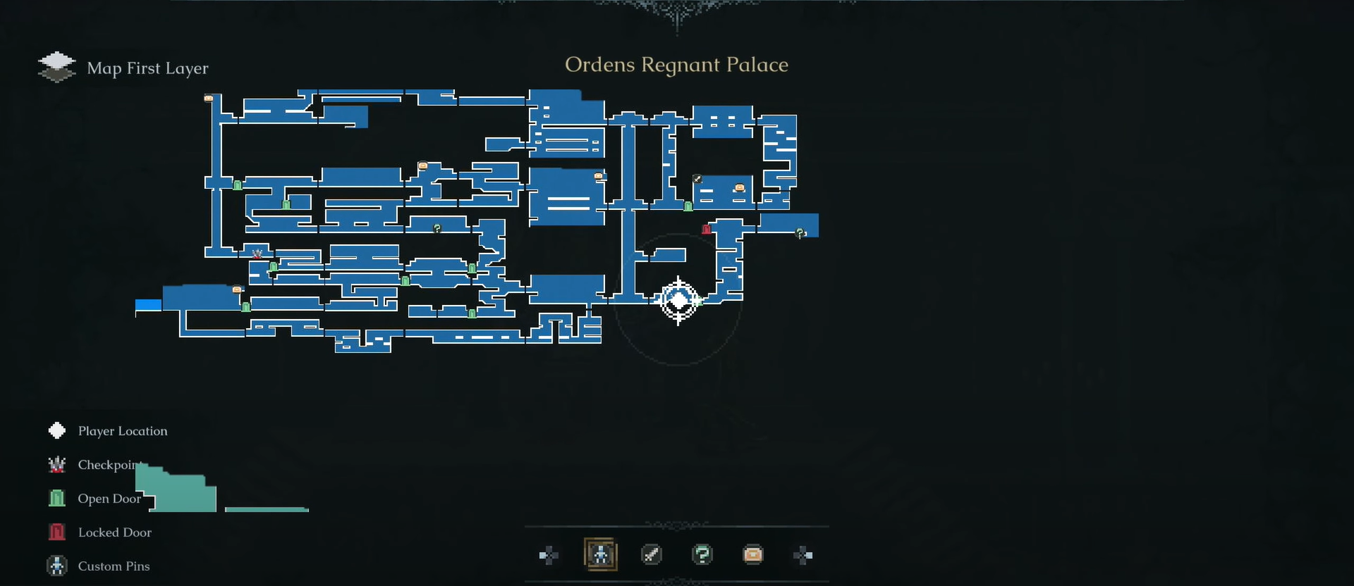 A screenshot of Brazier 4's location in The Last Faith. 