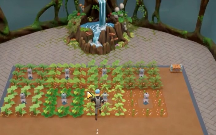Gameplay still from Coral Island
