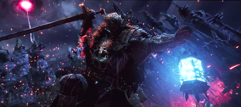 A screen capture from the Lords of the Fallen trailer.