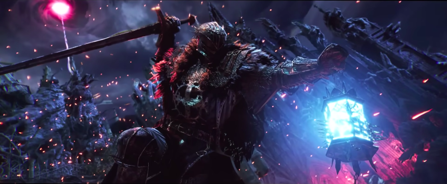 A screen capture from the Lords of the Fallen trailer.