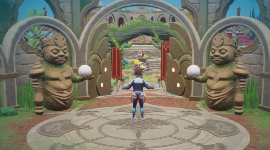 Gameplay still from Coral Island
