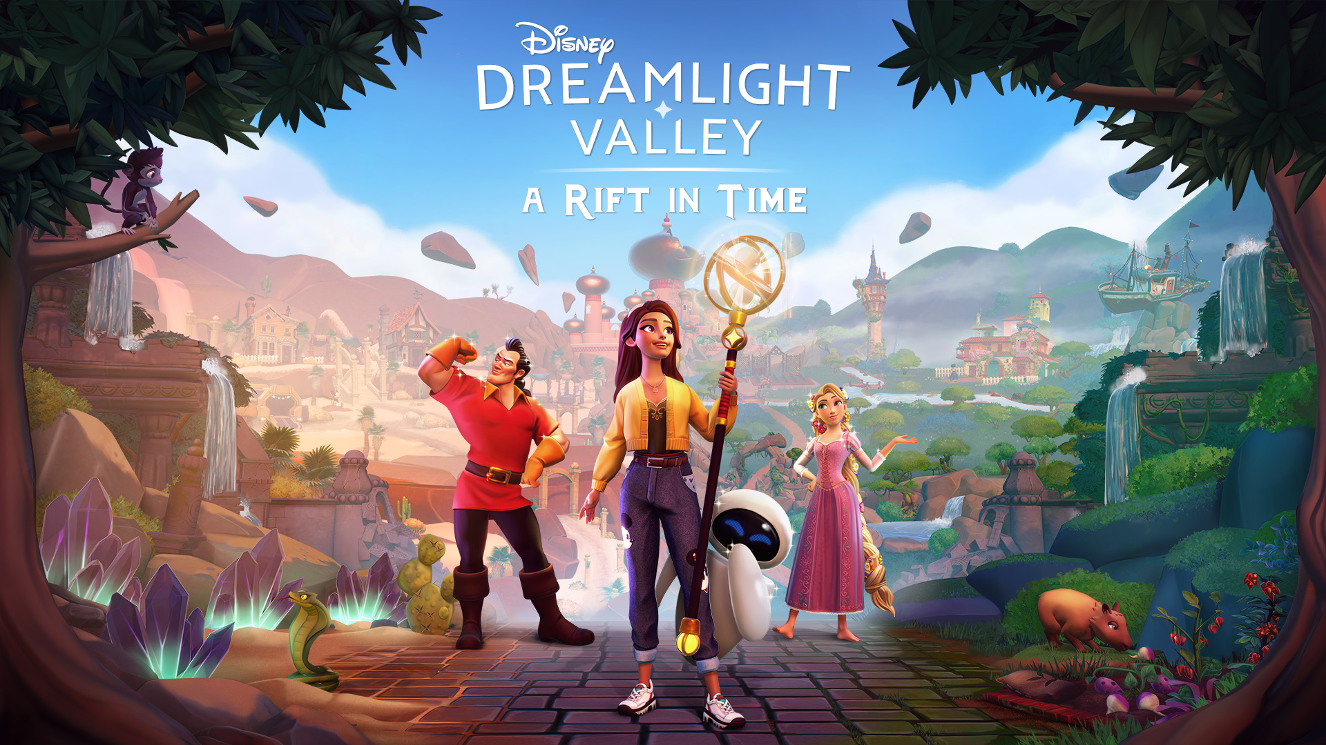 Cover art for Disney Dreamlight Valley's DLC, A Rift in Time.