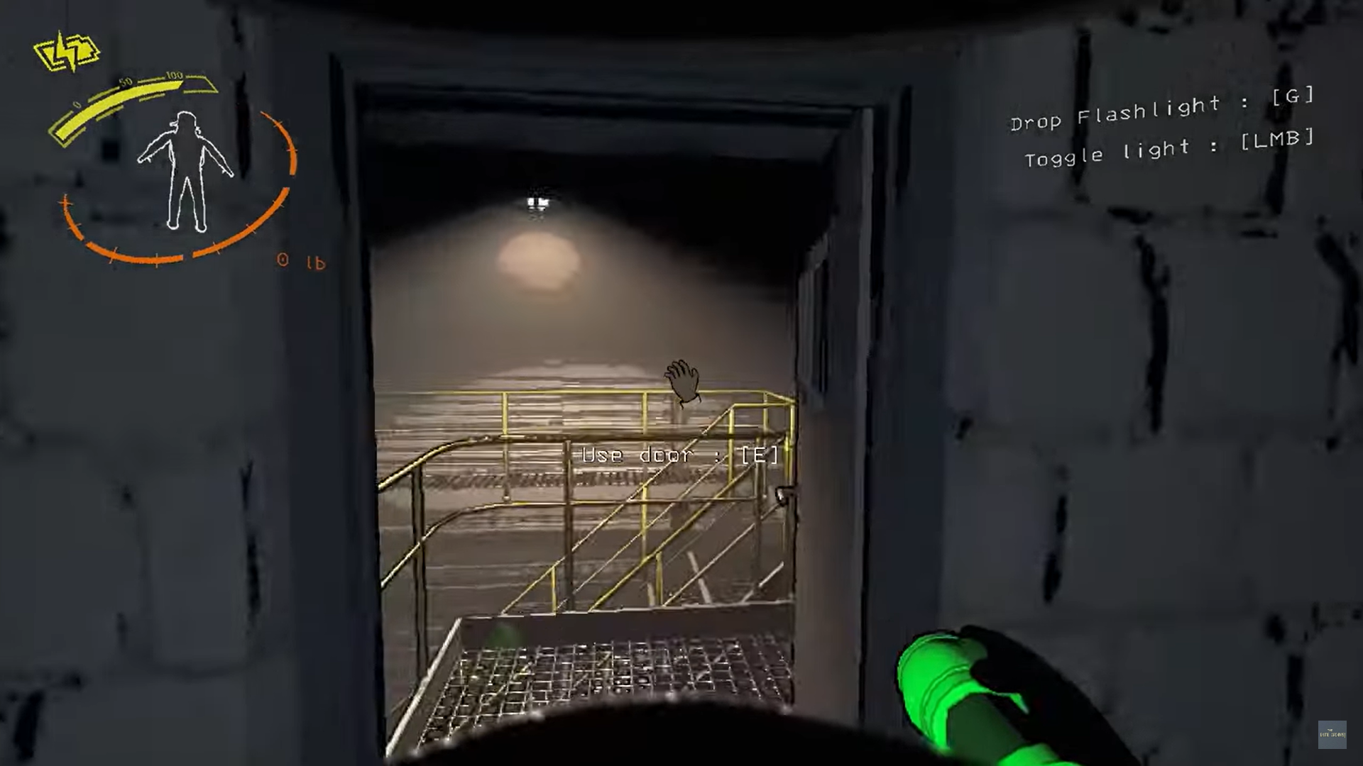 A screenshot of gameplay in Lethal Company. 