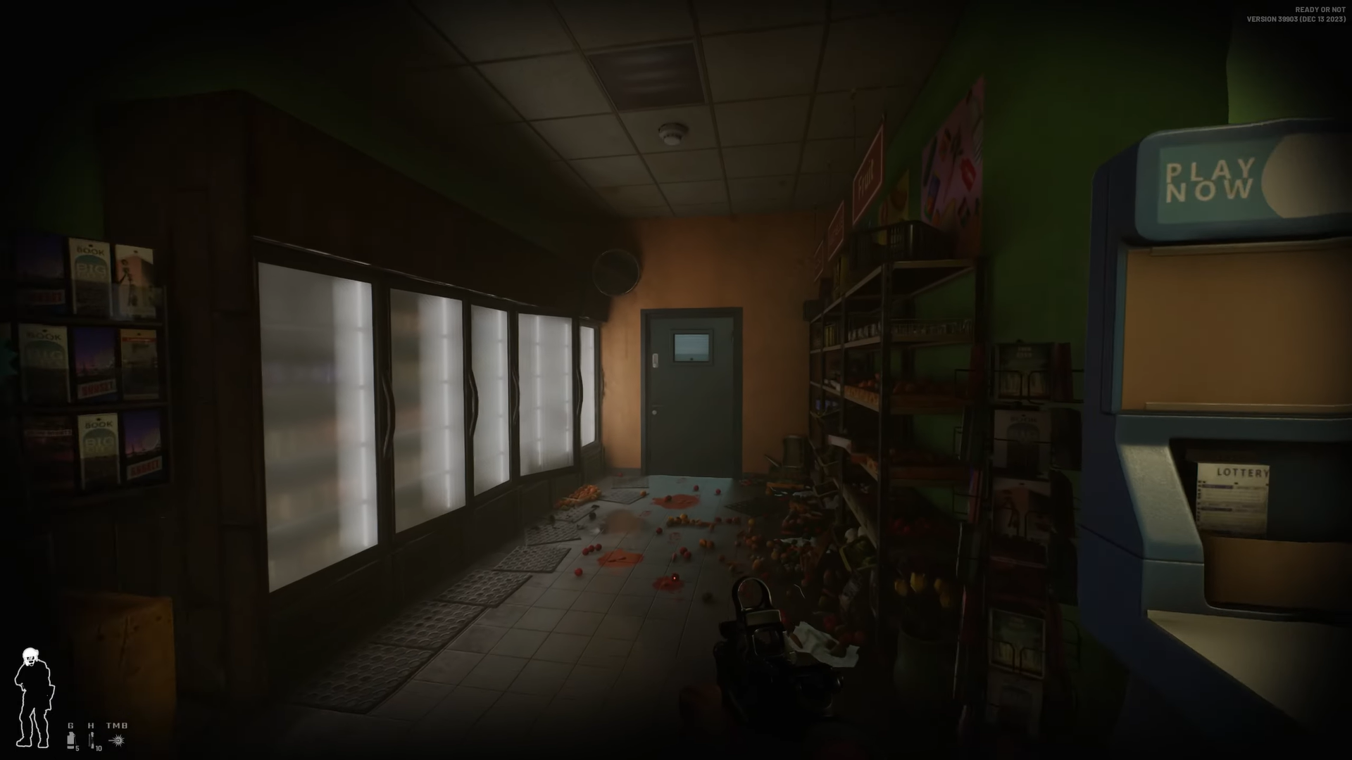 A screenshot of the U2 Convenience Store in Ready or Not. 