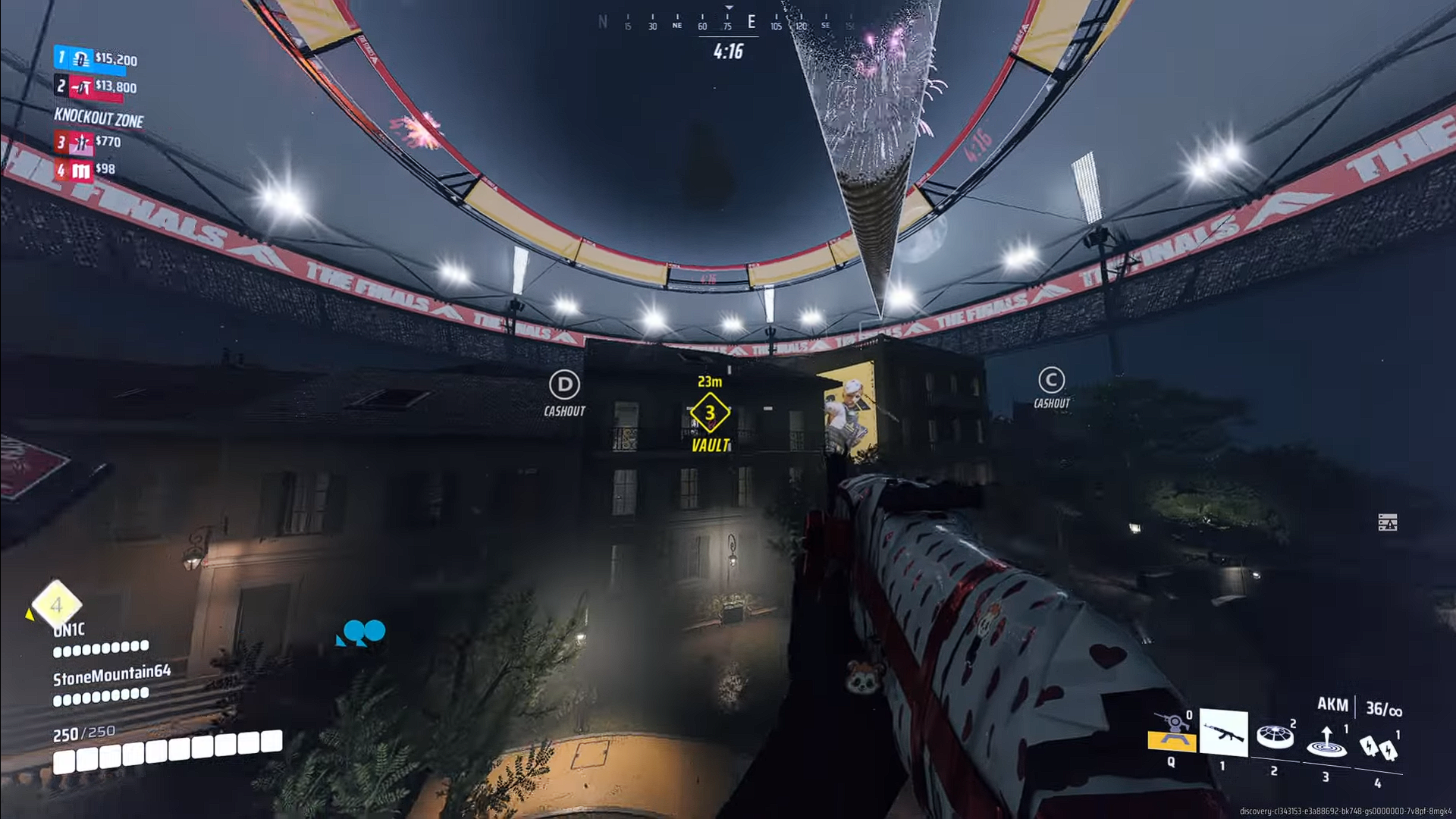 A screenshot of the gameplay in The Finals.