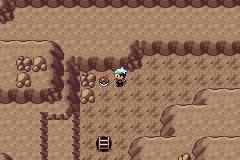 An image of the player exploring Granite Cave,