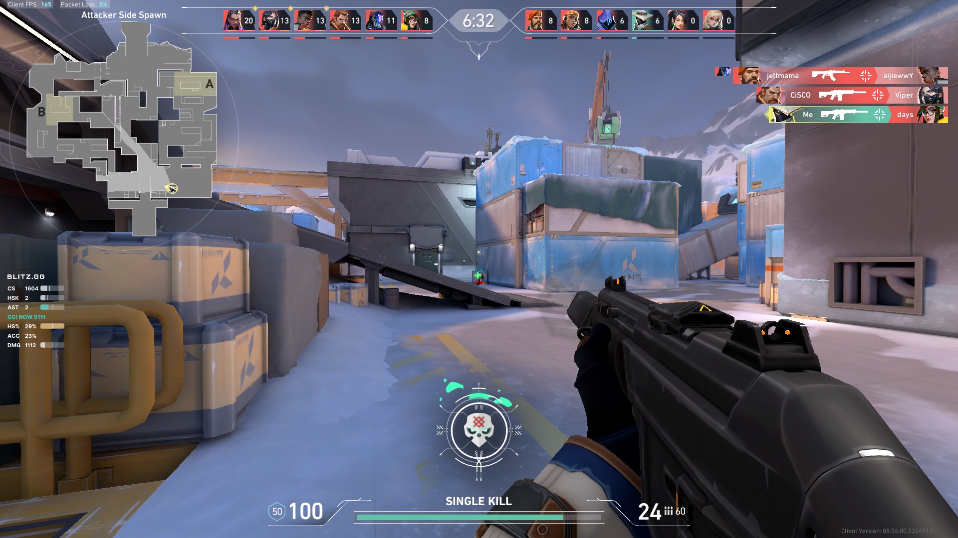 A screenshot of Blitz.gg - one of the best valorant trackers.