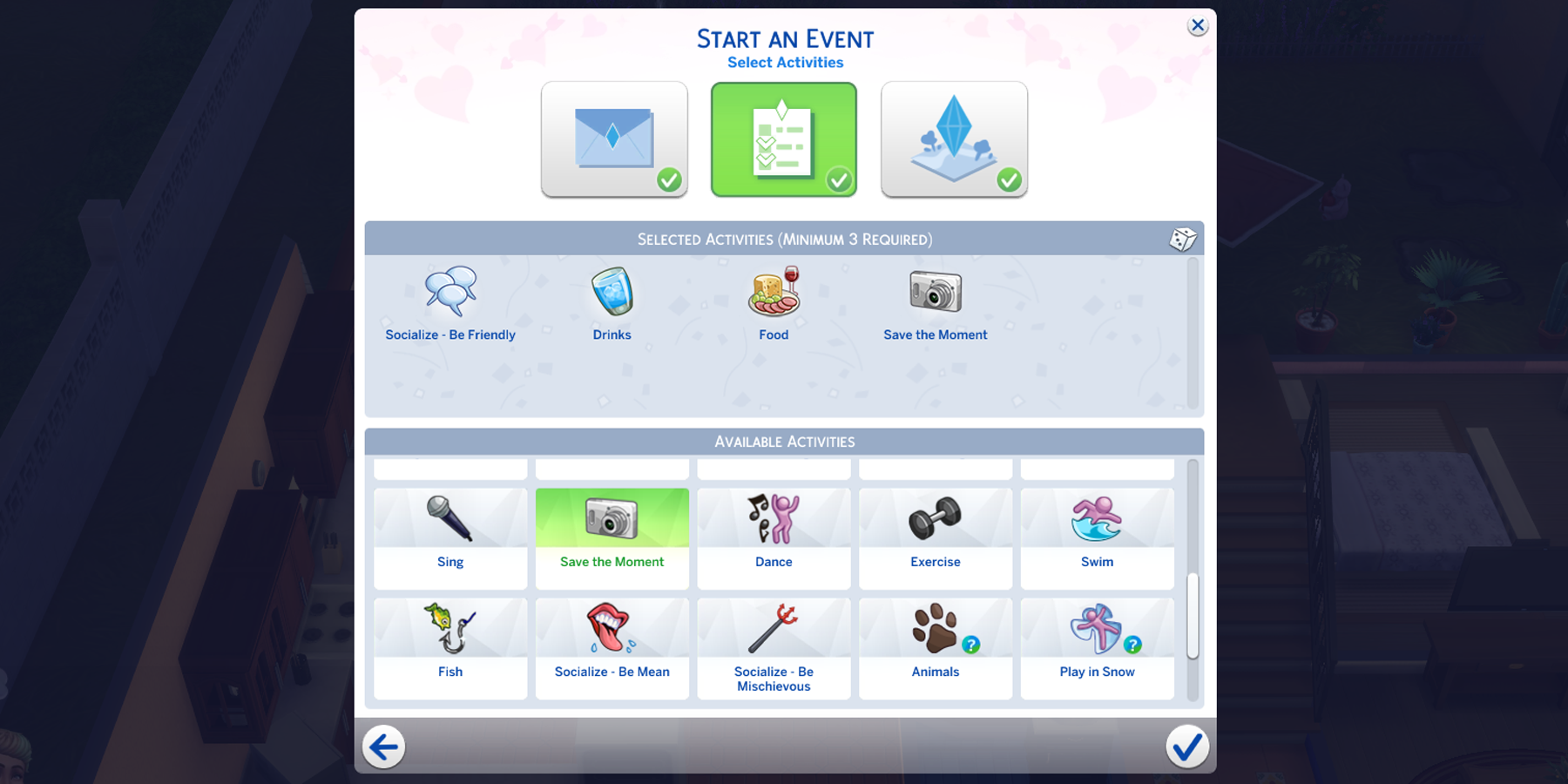 Sims 4 Ask Date